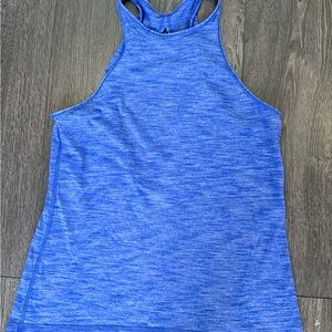 Lululemon Blue Women's Tank Top.  Open back. Size 4